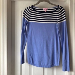 Lilly Pulitzer M Long Sleeve Striped Sweater